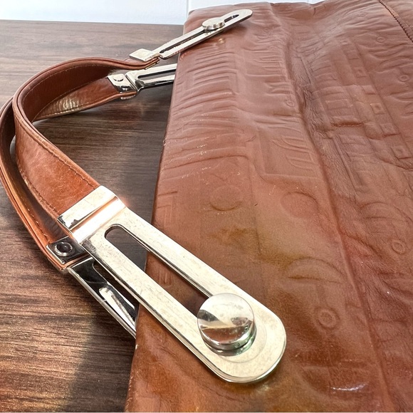 Vintage Monogram Leather Due Fratelli Handbag - Picture 4 of 13